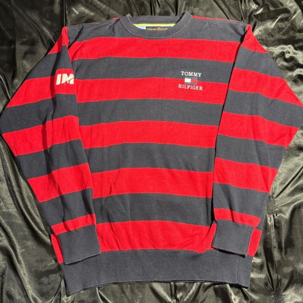 Tommy hilfiger red and black